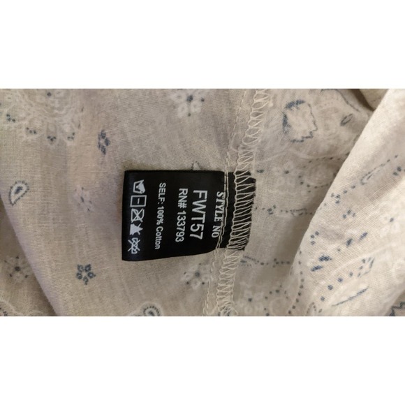 Anthropologie Beige Patterned Blouse - Picture 10 of 10